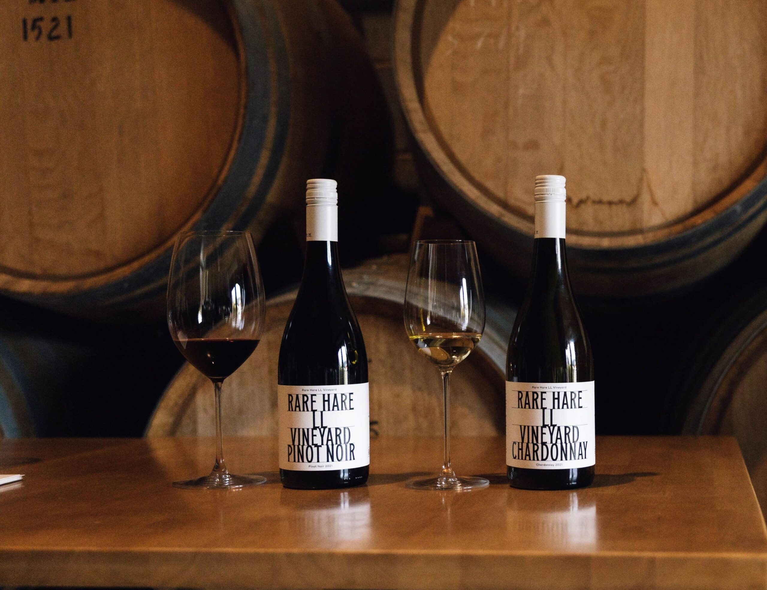 LL Vineyard wines at Rare Hare restaurant Jackalope Hotel