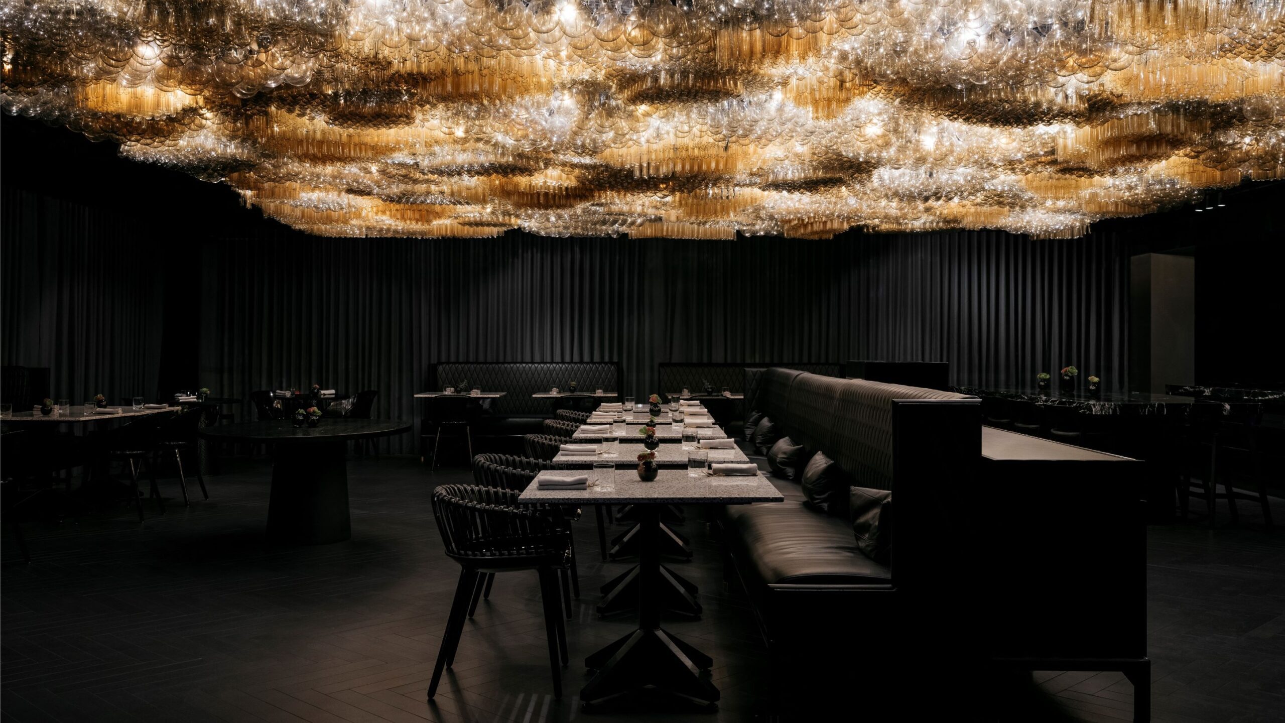 Doot Doot Doot fine dining restaurant interior at Jackalope Hotel