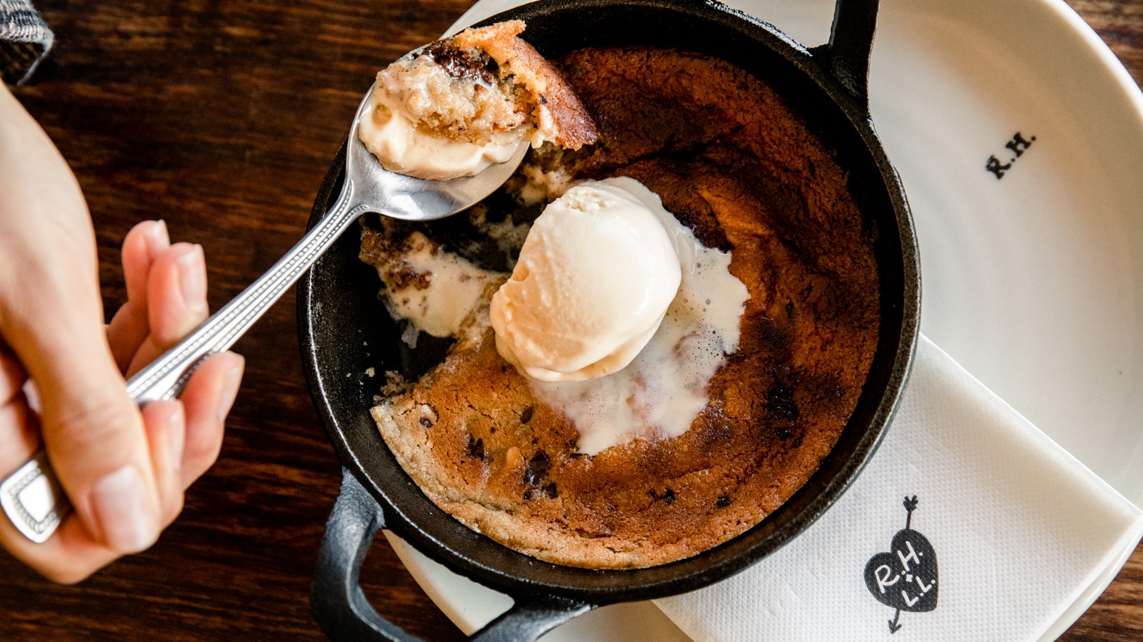 Freshly baked cookies at Rare Hare restaurant Jackalope Hotel