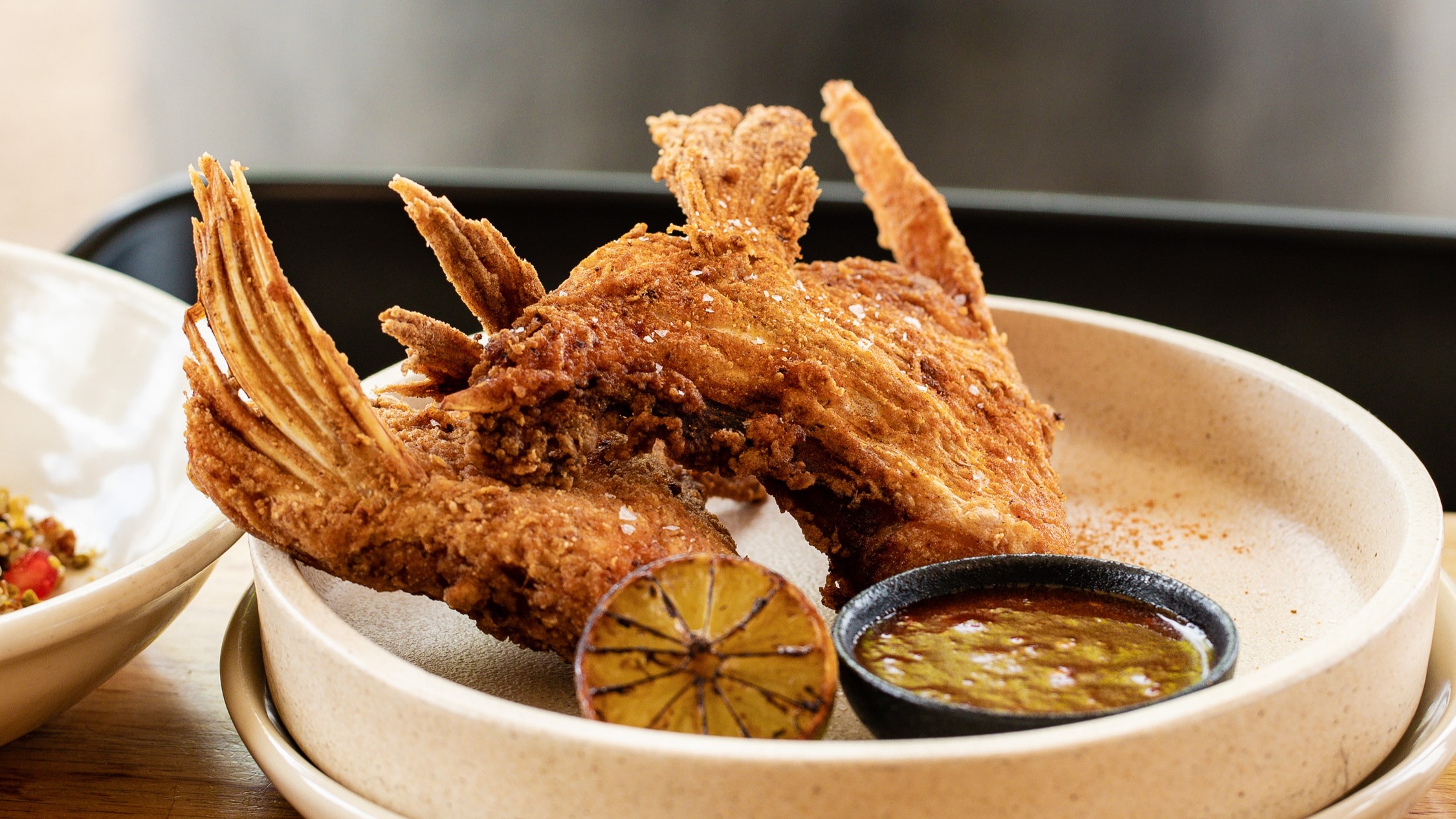 Rare Hare summer menu dish at Jackalope Hotel