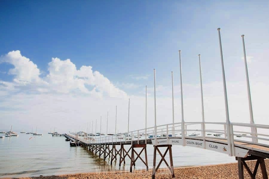 Sorrento sailing couta boat club at Jackalope Hotel Victoria