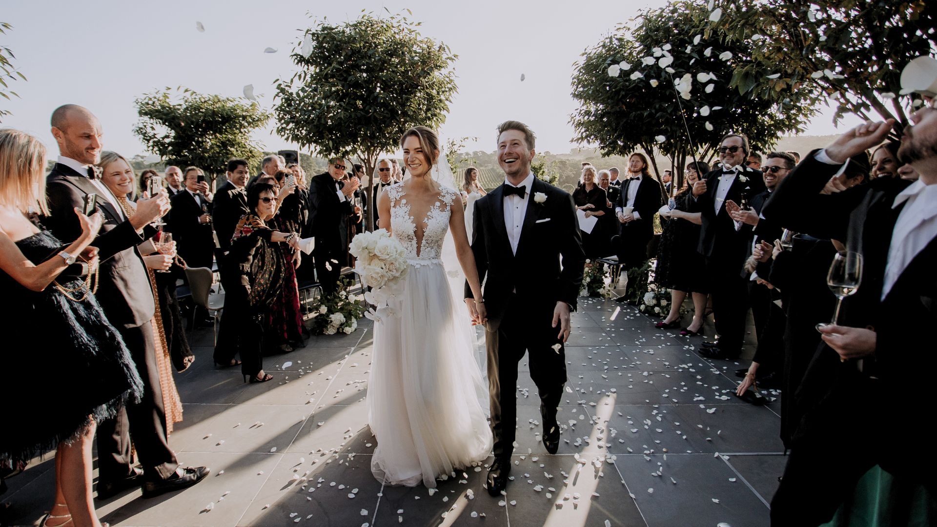 Perfect, luxury wedding ceremony at Jackalope Hotel