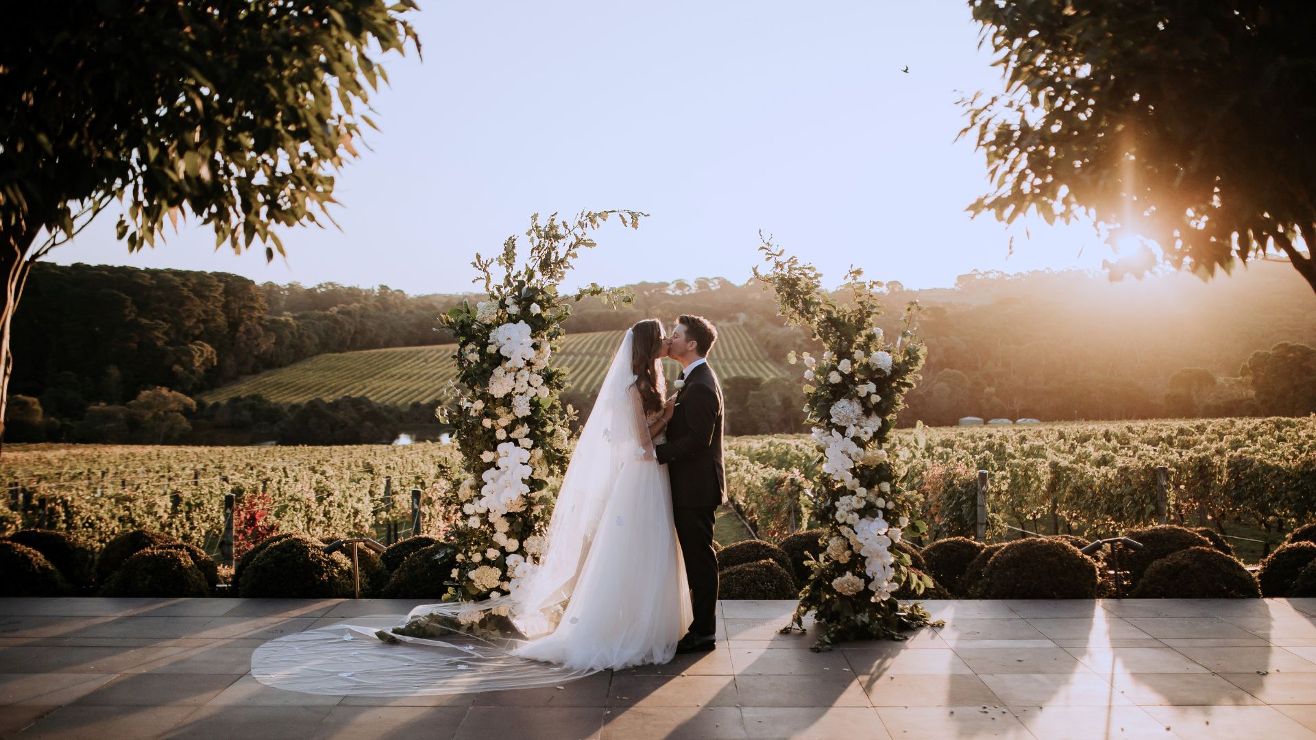 Beautiful, luxury wedding venue setup at Jackalope Hotel