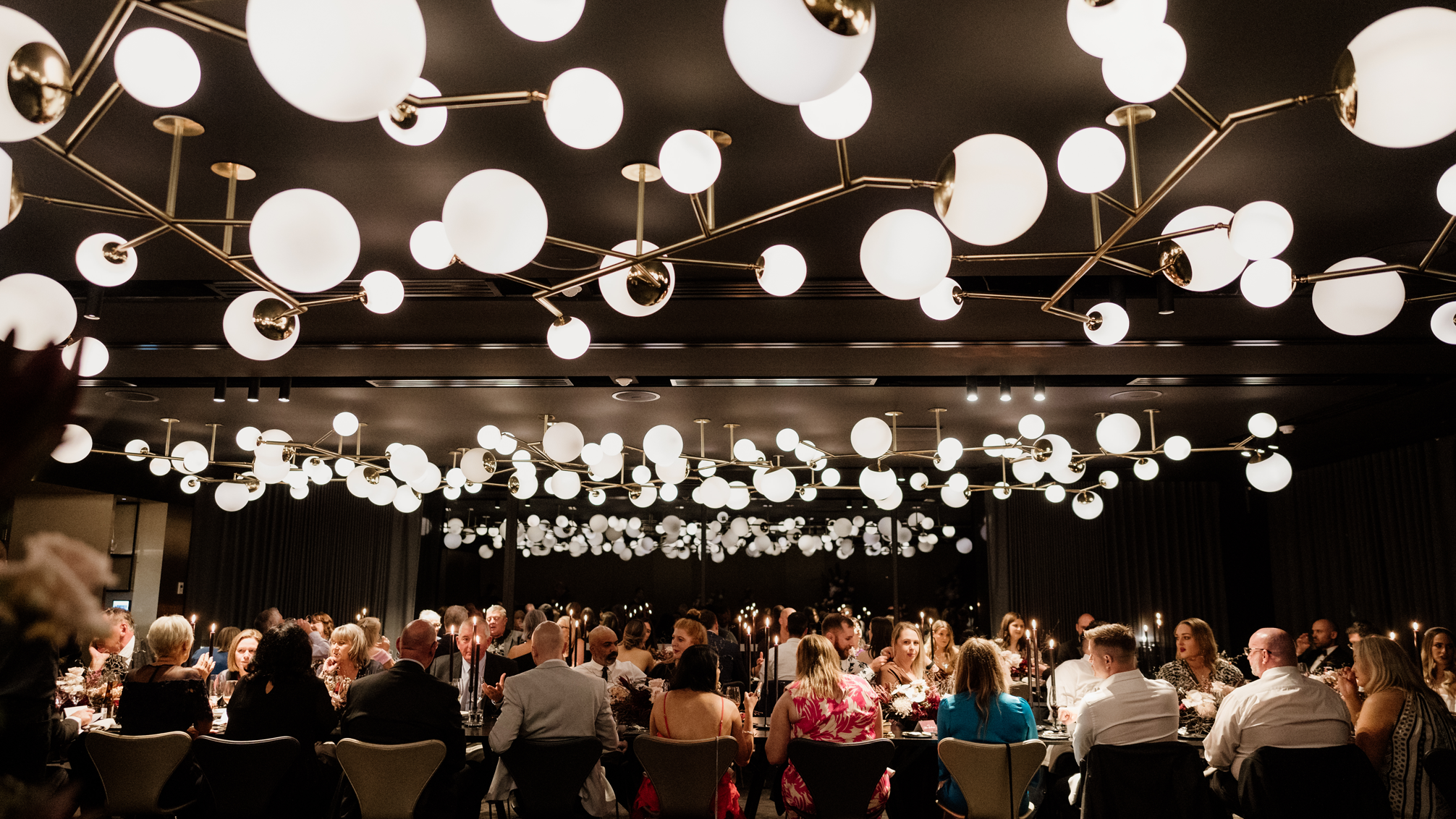 Jackyak function space set for a luxury wedding at Jackalope Hotel