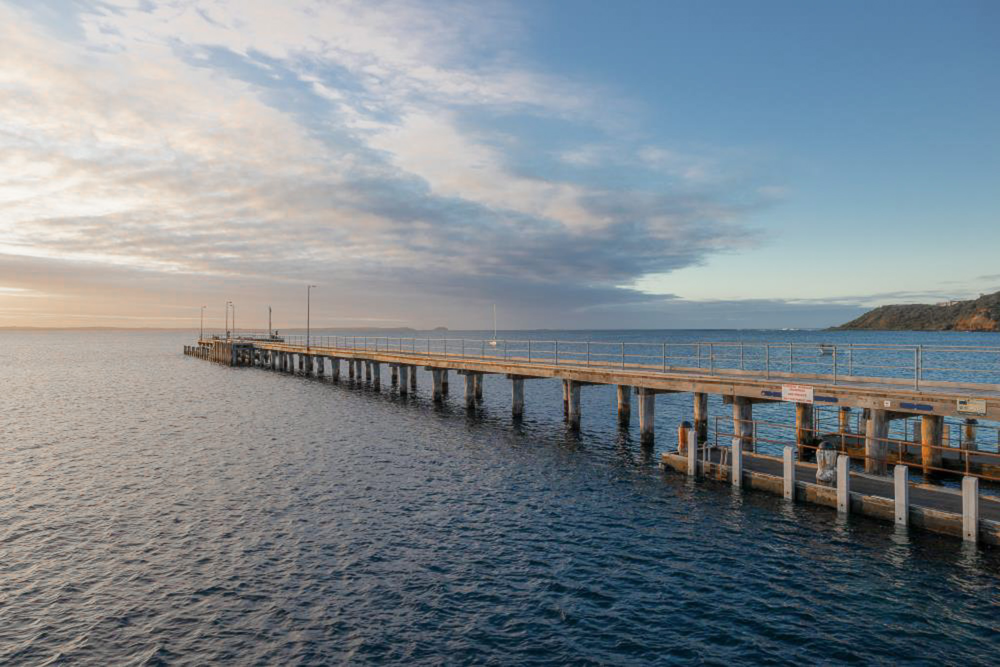 Sunrise at Flinders Pier on the Mornington Peninsula