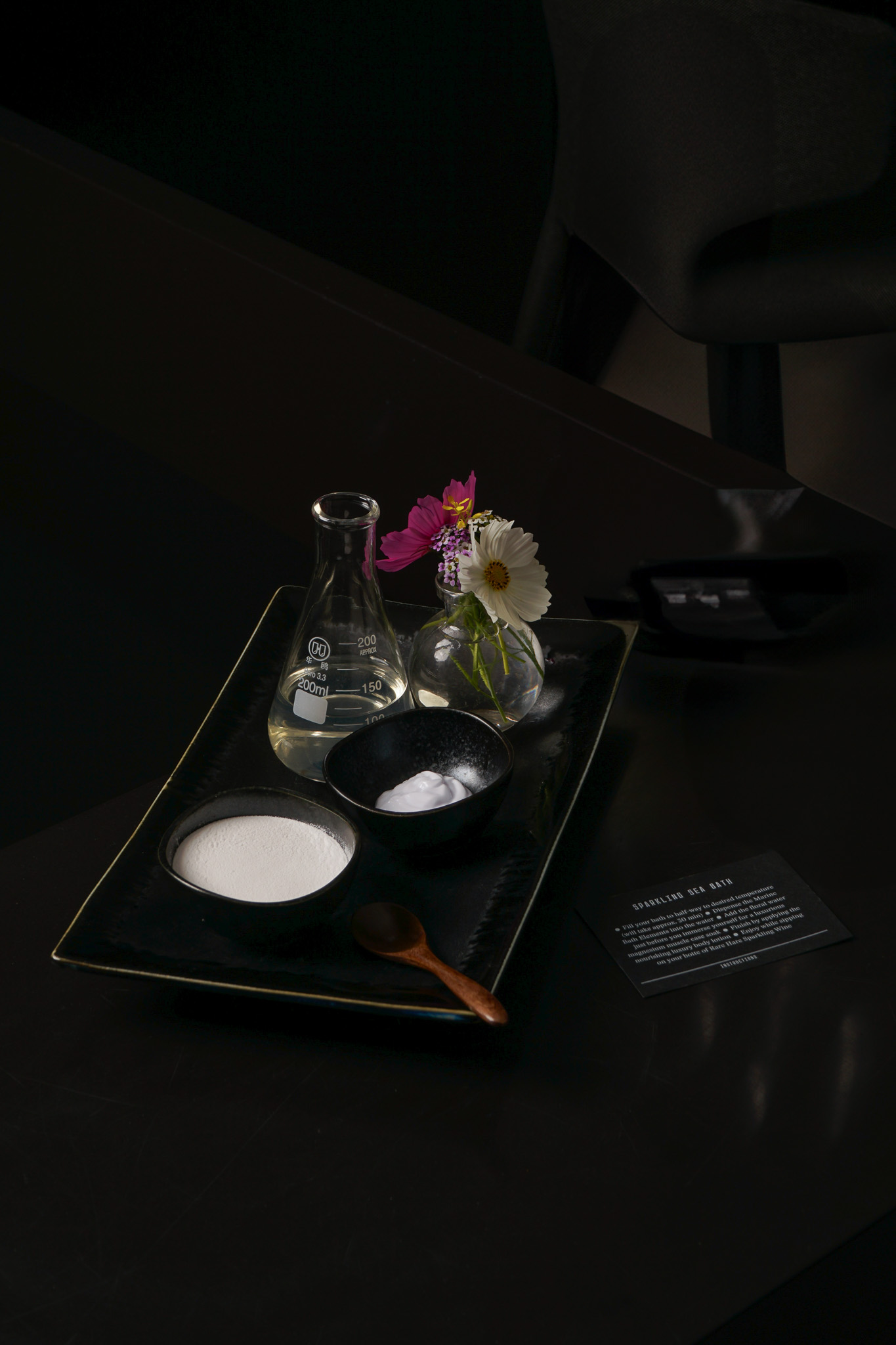 Natural DIY spa treatment ritual at The Geode Jackalope Hotel
