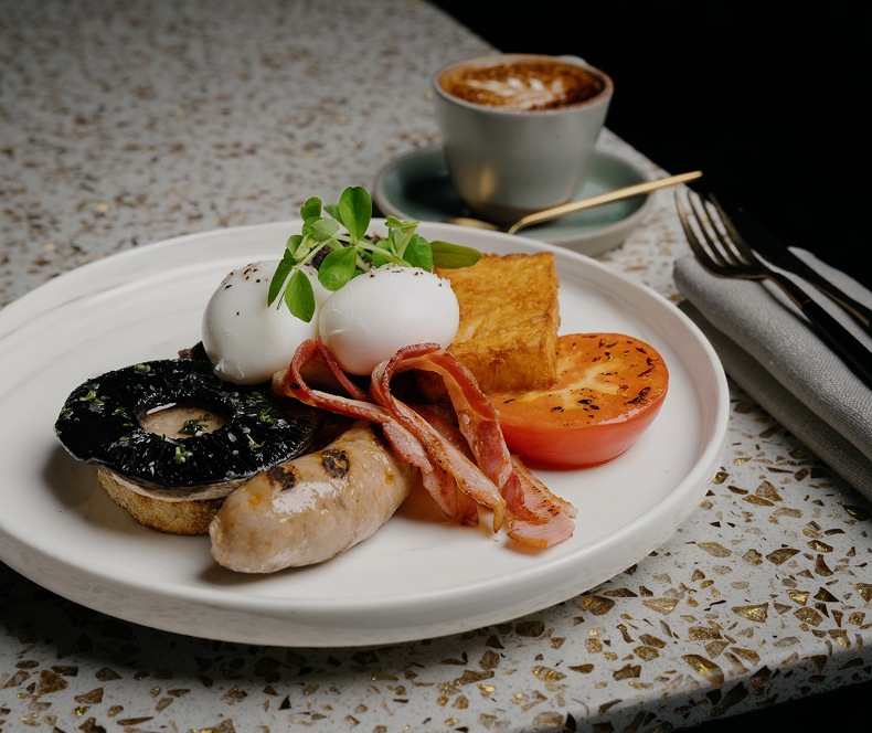 The English Jackalope Hotel signature breakfast